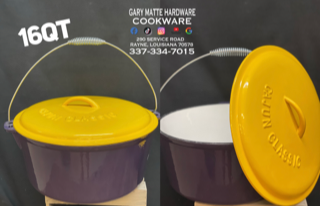 16 Round Skillet - Gary Matte Hardware