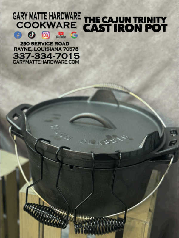 The Cajun Trinity Cast Iron Pot - Image 4