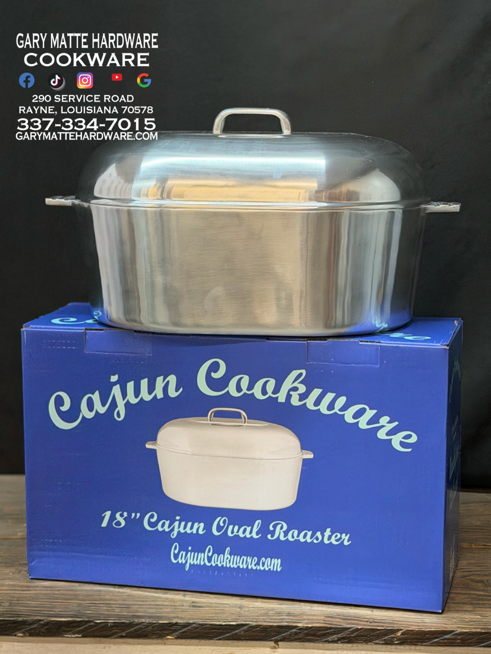 Cajun Cookware Alum Oval Roasters - Image 2