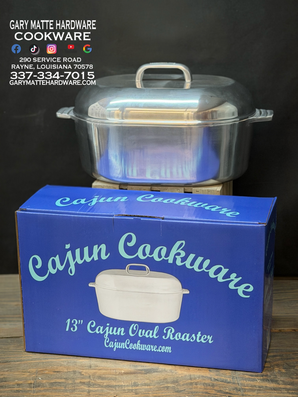 Cajun Cookware Alum Oval Roasters - Image 3