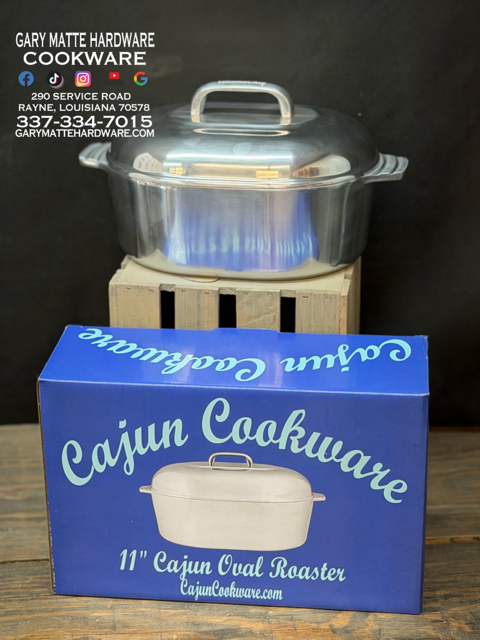 Cajun Cookware Alum Oval Roasters - Image 4